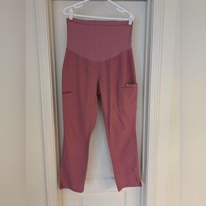 FIGS Maternity Scrub Pants Yola Muave Medium